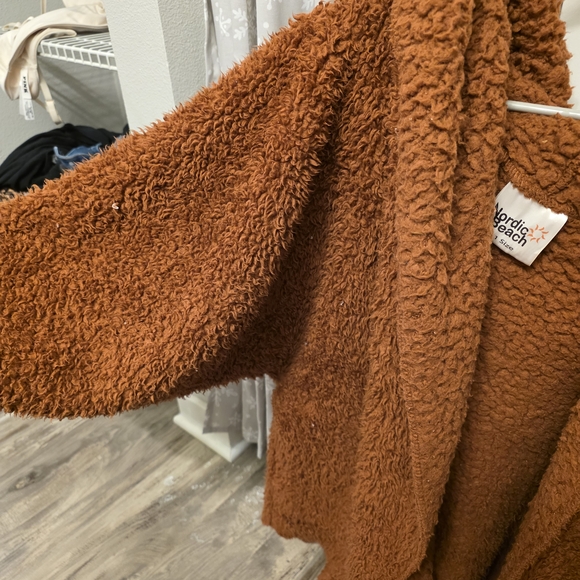 Nordic Beach Women's Teddy Jacket - Rust - Picture 2 of 2